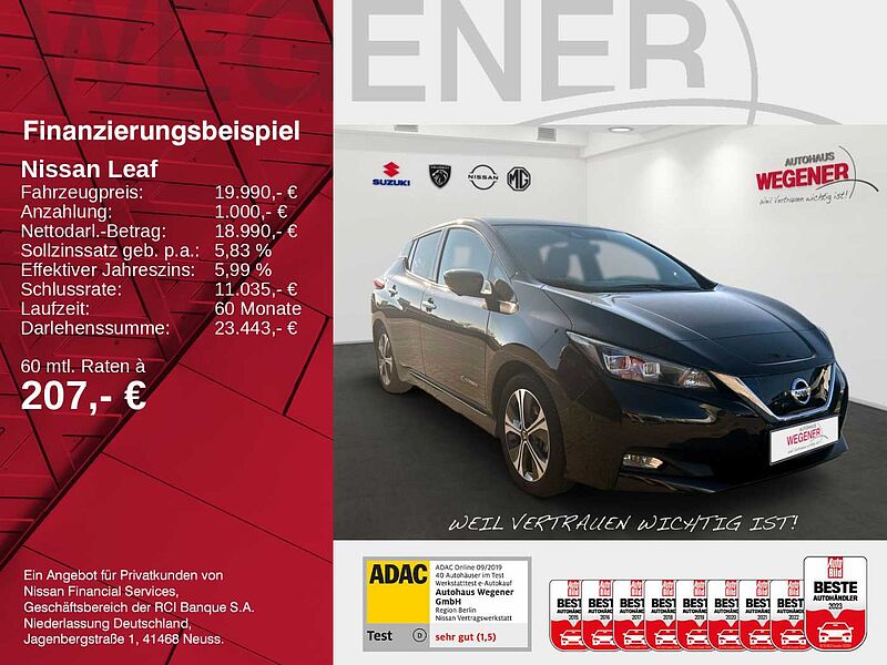 Nissan Leaf (ZE1) *360 Kamera*Winterpaket*CarPlay*
